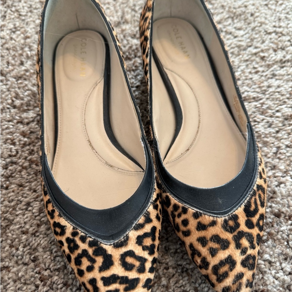 Cole Haan Leopard Print Flats